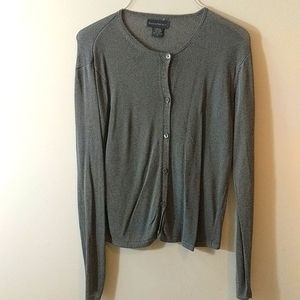 3/$23 Banana Republic Grey Cardigan